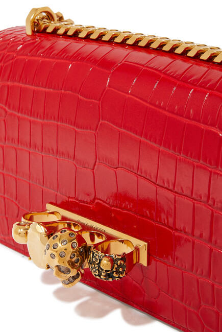 Jewelled Leather Satchel